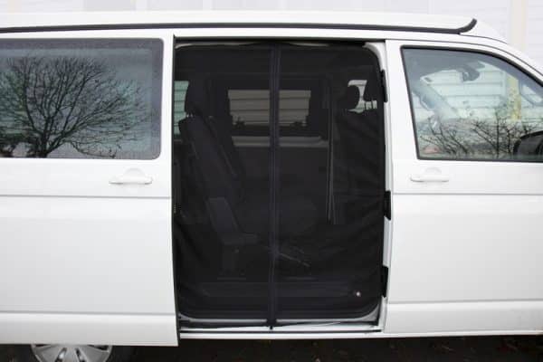 Mosquito nets with magnetic fastening- quick and easy attachment with magnets - VW T4 1990-2003