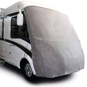 Front protection tarpaulin for integrated motorhomes, 240cm high